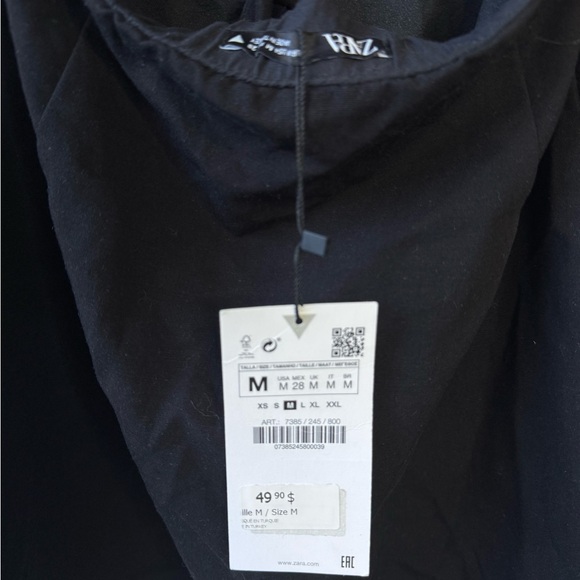 Zara Black Mini Dress - Picture 3 of 3